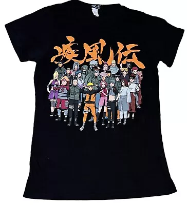 Vintage Naruto Shirt Womens XL Black 2002 Shonen Jump Anime Shippuden 32”X16” • $19.99