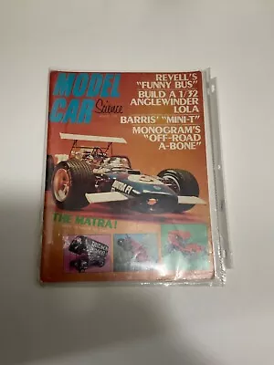 Model Car Science Magazine August 1970 The Matra! MRC’S “Ultimate G.P. Car” • $20