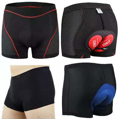 Cycling Shorts Gel Padded Anti-shock Bicycle MTB Under Pants Liner For Men Women • $9.98