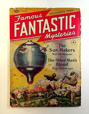 Famous Fantastic Mysteries Pulp Dec 1940 Vol. 2 #5 FN • $16