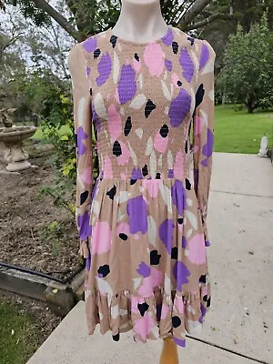 MISTER ZIMI Bianca Dress Hydrangea Size 6 NWOT • $85