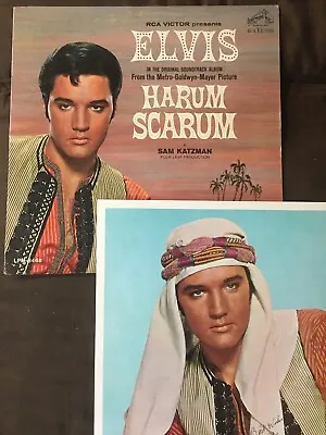 ELVIS PRESLEY Harum Scarum - 1965 1st Press Mono RCA LP W/ Bonus Photo -TOP COPY • $59.99