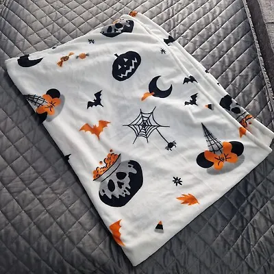 Disney Mickey Minnie Mouse Halloween White Soft Throw Blanket 127cm X 178cm • £16.99