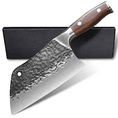 Meat Cleaver Chef's Knife Hand Forged Heavy Duty Butcher Knife Kitchen Knife • $26.96