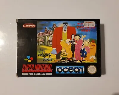The Addams Family Pugsleys Scavenger Hunt - Super Nintendo SNES Game - Boxed PAL • £22