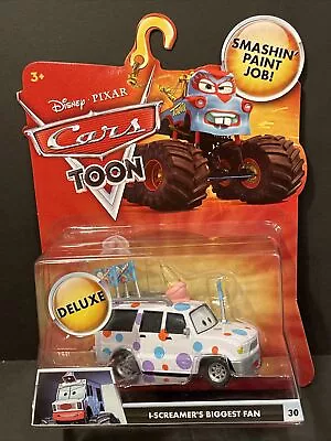 NEW Disney Pixar Cars Toon I-SCREAMER'S BIGGEST FAN #30  Monster Truck Mater  • $24.99