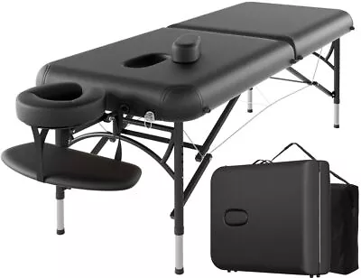 84  Professional Portable Massage Table Folding Adjustable With Carrying Bag • $139.99