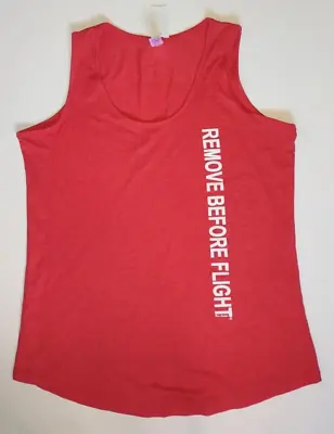 Titan Missile Museum Tank Top Women's Size Large -Red  REMOVE BEFORE FLIGHT  NEW • $19