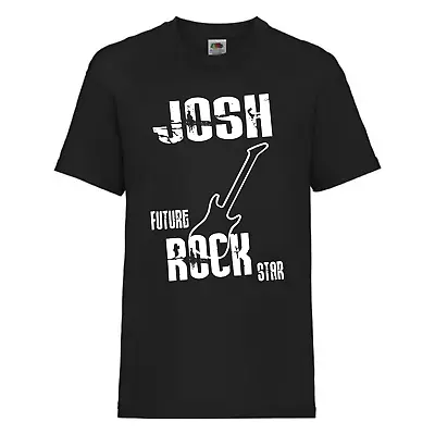 £9.99 • Buy Future Rock Star T-shirt - Personalised Kids Rock Music T-Shirt Christmas Gift