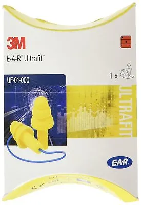 1 Pair 3M E.A.R Ultrafit Reusable Ear Plugs (FREE UK P&P) • £3.45