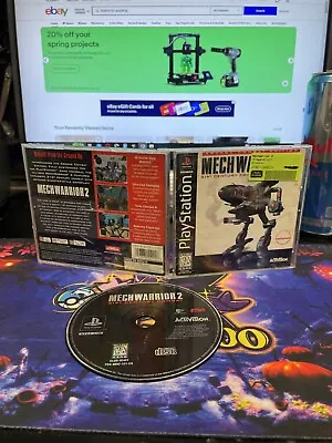 I4 MechWarrior 2 (Sony PlayStation 1 1996) PS1 Complete! • $19.88