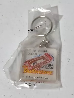 Budweiser Miss U-1 Hydroplane Racing Boat Keychain Key Ring Vintage 1982 NEW NOS • $29.99