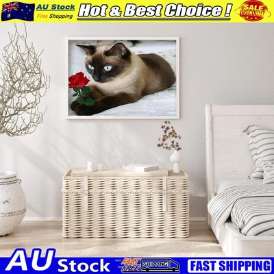 $11.19 • Buy Diamond Painting 5D DIY Cat Full Round Drill Rhinestone