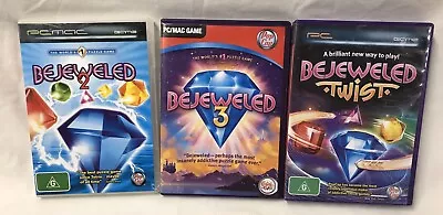PC Puzzle Games Bundle/Bulk Lot X3-Bejeweled 2-3 & Twist Used Preowned. #24 • $34.99