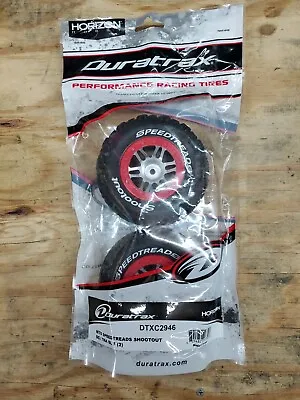 Duratrax DTXC2946 SpeedTreads Shootout SC Tires Mounted Traxxas Slash 2wd Front  • $22.99