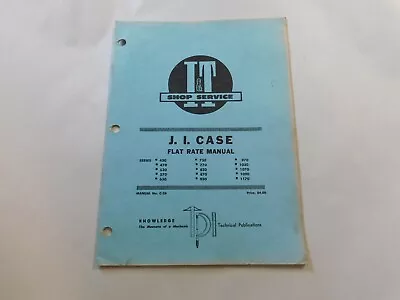 1973 I&T Shop Service J.I. Case Flat Rate Manual No. C-26 • $9.95