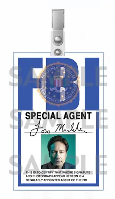 $4.95 • Buy The X-Files Revival Series - Fox Mulder Cosplay I.D. Badge