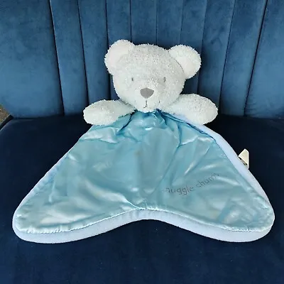 Toys R Us Snuggle Chums Blue Bear Baby Comforter Blanket Soft Toy • £54.99