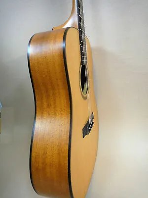 4/4 Klema K100DC Solid Top Dreadnought Acoustic Guitar + Free Gig Bag +3 Picks • $167.74