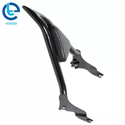 16  Tall Backrest Sissy Bar For CVO Road Glide Street Touring Road King 2009-21 • $68.99