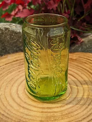 Official McDonalds Coca Cola Can Shaped Glass. Lime Green. • £8.50
