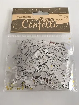 £1.40 • Buy Engagement Confetti Ideal Table Decoration Celebration Party Hearts Rings