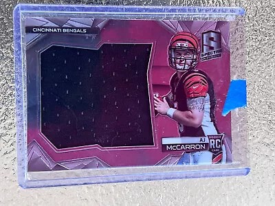 2014 Panini Spectra Rookie Jumbo Jerseys A.j. Mccarron  /199 • $4.99