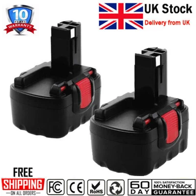£25.89 • Buy 2X 14.4V 4.8Ah BAT140 Battery For Bosch BAT038 BAT040 BAT159 2607335533 PSR1440