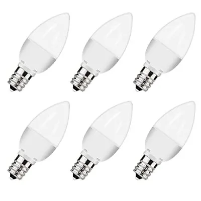 C7 LED Bulb E12 Base Night Light Bulbs 10W Equivalent1W LED C7 S6 Mini Candel... • $12.05