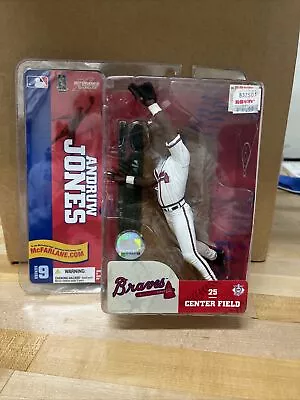 2004 McFarlane MLB Series 9 Andrew Jones Atlanta Braves #25 Figure Baseball • $15.99