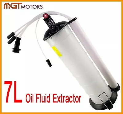 $47.19 • Buy 7 Liter Oil Changer Fluid Extractor Manual Hand Operated Vacuum Transfer Pump