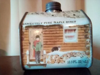 Vintage Absolutely Pure Maple Syrup Tin New England Container CO 1984 Vermont • $11.50