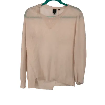 B.Chyll Womens Sweater Pullover 86122 Cashmere Light Pink Top Crewneck Medium M • $14.99