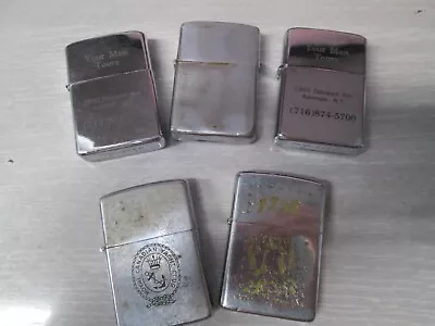 Vintage Lot Of 5 Advertisement Lighters _ Zippo My Lite • $17.50