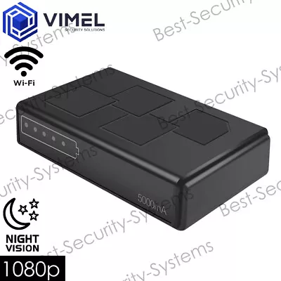 Portable Wireless WIFI Power Bank Surveillance Powerbank Camera Spy Hidden • $199