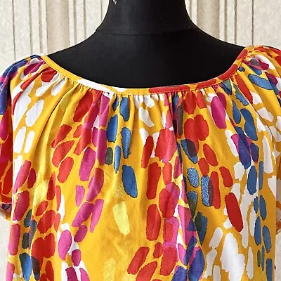 MARIMEKKO MIKA PIRAINEN Top  Tunic  Short Slevee Size M • $16