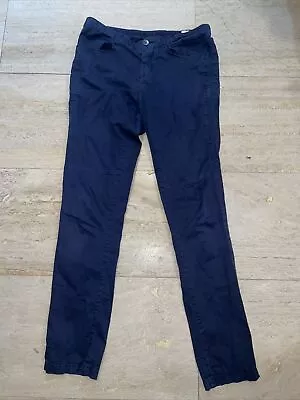 MARINA MILITARE Trousers Men's (EU) 44 Zip Fly Slim Fit Blue US 32 • $53.90