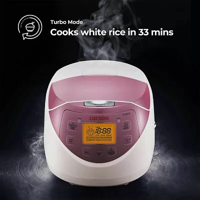 CUCKOO Electric Rice Cooker 6 Cup CR-0631F Pink • $199