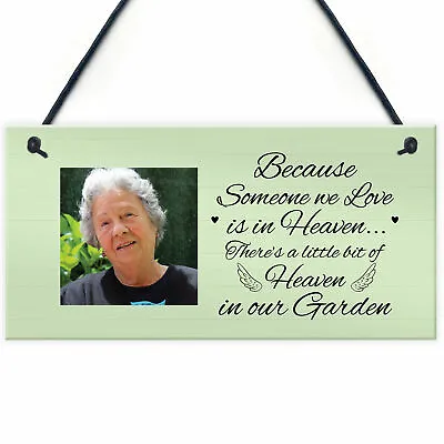 £4.99 • Buy In Memory Of Nan Mum Dad Garden Memorial Sign Personalised Memorial Plaque