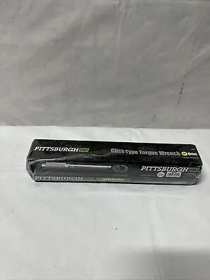 1/4 In. Drive Click Type Torque Wrench PITTSBURGH PRO 63881 Reversible • $19.99