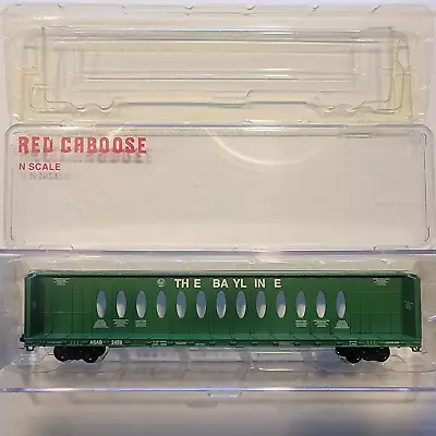 Red Caboose N Scale A&SAB The Bayline 73' Centerbeam Car Item #RN16627-3 Rd#2459 • $40