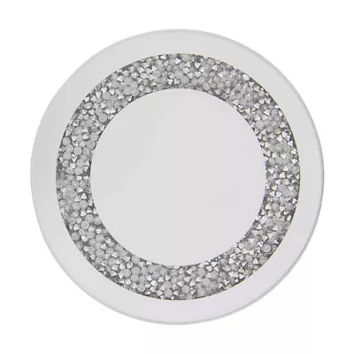 New Diamante MutiCrysatal Diamante Elegant Round Candle Plate/Holder 10cm • £5.85