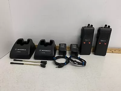 Pair Of MOTOROLA Radius SP50 RADIOS W/ Chargers Untested See Details • $46.95