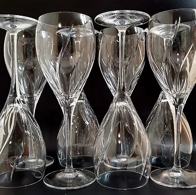 MIKASA AGENA SET OF 4 CRYSTAL WATER GOBLETS (8 5/8  TALL) 2 Sets Available • $59.99