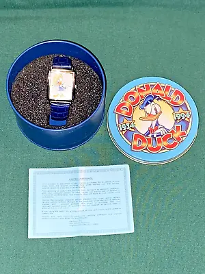 Vintage 1994 Disney Donald Duck Character Watch In Can Collector Piece NOS • $40