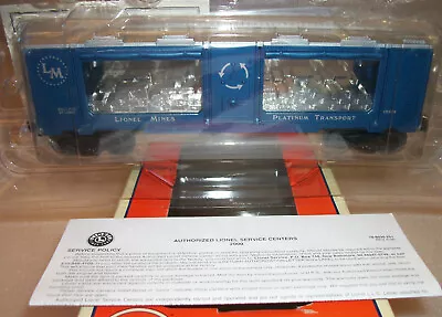 Lionel 19674 Lionel Mines Platinum Mint Car C-10 Mint  Slightly Worn Orig Box • $40