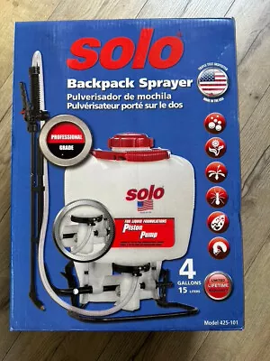 Brand NEW SOLO 4 Gal Backpack Sprayer White • $48.99