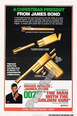 James Bond The Man With The Golden Gun Film Print Poster Wall Art Picture A4 • £4.99