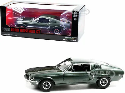 1968 Ford Mustang Gt Fastback Highland Green 1/18 Diecast Model Greenlight 13615 • $74.99