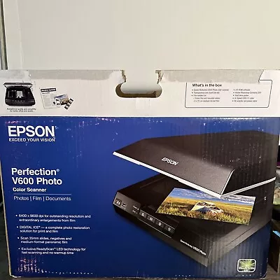 Epson Perfection V600 Color Photo Image Film Negative & Document Scanner • $279.95